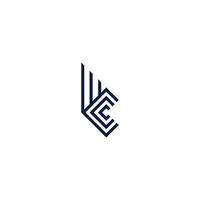 abstracte beginletter bc-logo in blauwe kleur geïsoleerd op witte achtergrond aangevraagd onroerend goed kapitaalinvestering logo ook geschikt voor de merken of bedrijven met de oorspronkelijke naam bc of cb vector