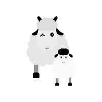 schapen vector element illustratie ontwerp