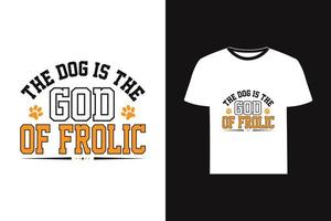 ik hou meer van honden dan van mensen hond houdt van quotes t-shirt ontwerpsjabloon vector