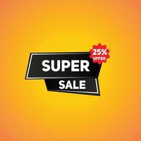 super verkoop tag vector