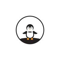 pinguïn logo sjabloonontwerp vector