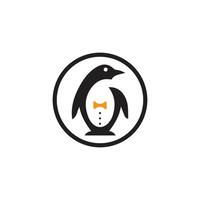 pinguïn logo sjabloonontwerp vector