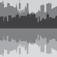 stad skyline achtergrond vectorillustratie vector