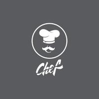 hoed chef-kok logo sjabloon vector pictogram illustratie