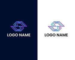 letter w en m logo ontwerpsjabloon vector