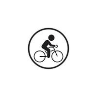 fiets pictogram vector ontwerpsjabloon