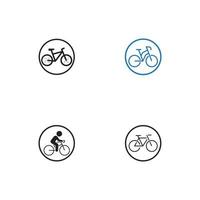 fiets pictogram vector ontwerpsjabloon