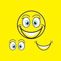 glimlach emotie pictogram vector illustratie ontwerp