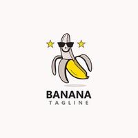 banaan logo sjabloon vectorillustratie vector