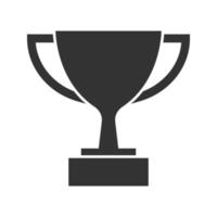 trofee icon - eerste prijs winnaar vectorillustratie. kleur bewerkbaar geïsoleerd op lege achtergrond vector