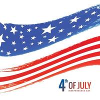 Amerikaanse onafhankelijkheidsdag 4 juli viering achtergrond vector