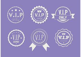 Set Vip Icon Vectors