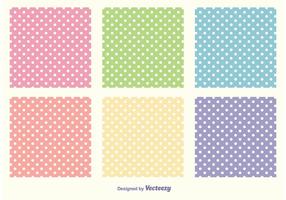 Polka dot patroon set vector