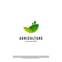 landbouw logo ontwerp modern concept. boerderij logo ontwerp pictogrammalplaatje vector