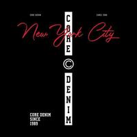 new york city streetwear t-shirt en kleding vector