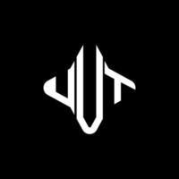 uut letter logo creatief ontwerp met vectorafbeelding vector