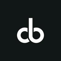 letter cb of bc logo ontwerp gratis vector bestand