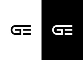 letter ge of bijv. logo gratis vectorbestand vector
