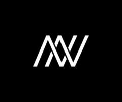 letter nn logo ontwerp gratis vector bestand