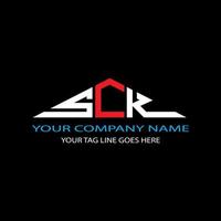 sck letter logo creatief ontwerp met vectorafbeelding vector