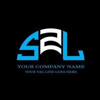 szl letter logo creatief ontwerp met vectorafbeelding vector