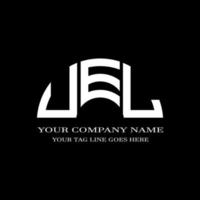 uel letter logo creatief ontwerp met vectorafbeelding vector