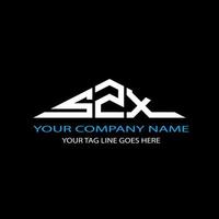 szx letter logo creatief ontwerp met vectorafbeelding vector