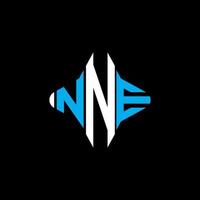 nne letter logo creatief ontwerp met vectorafbeelding vector