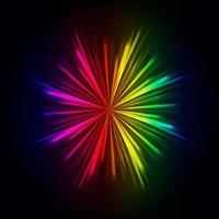regenboog lichtstralen achtergrond, vector abstracte kleurrijke burst.