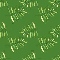 abstract overzicht tropische palmbladeren naadloze patroon. jungle blad behang. vector