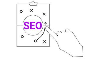 seo strategie illustratie vector