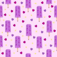 violet ijs, naadloos patroon vector