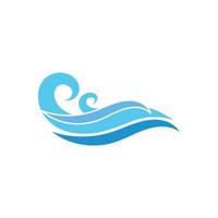 water golf, golf strand vector illustratie ontwerp logo sjabloon
