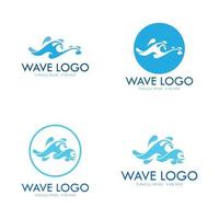 water golf logo ontwerp sjabloon pictogram vector