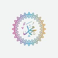 mawlid al-nabi wenskaart islamitische patroon vector design met elegante kleur voor de kleurovergang. kan ook worden gebruikt voor achtergrond, banner, dekking. het gemiddelde is, de verjaardag van de profeet Mohammed