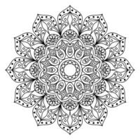 mandala voor kleurplaten, patronen, mooie mantra's, islamitische achtergronden, trouwkaarten, decoratiesjablonen en t-shirtontwerpen vector