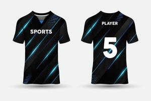 prachtige en moderne t-shirt sport abstracte jersey geschikt voor racen, voetbal, gaming, motorcross, gaming, fietsen. vector