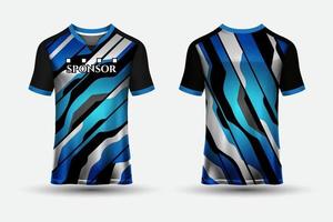 buitengewone en abstracte vormen sport jersey design t-shirts geschikt voor racen, voetbal, gaming, motorcross, gaming, fietsen vector