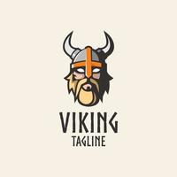 Viking hoofd logo vector