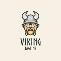 Viking hoofd logo vector