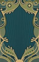 art nouveau achtergrond vector