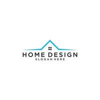 onroerend goed logo vector huis ontwerpconcept.