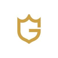 eerste letter g of gg vector logo ontwerp met kroon logo.