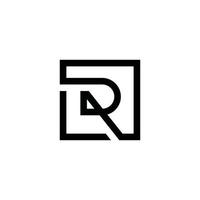 beginletter r vector logo ontwerpconcept