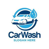 car wash logo ontwerp vector sjabloon