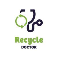 recycle dokter logo vector