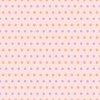 naadloos patroon van pastel polkadot op roze achtergrond vector