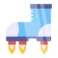 perfect design icoon van space boot vector
