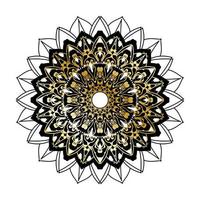 vector ronde abstracte cirkel. luxe mandala-stijl.