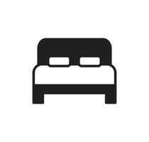 bed pictogram vector logo ontwerpsjabloon